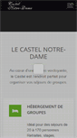 Mobile Screenshot of castelnotredame.be